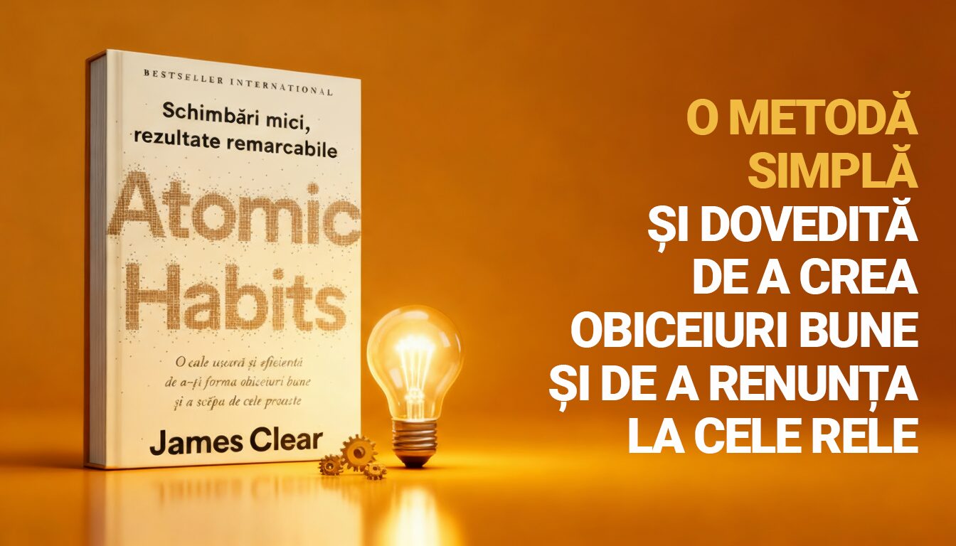 Atomic Habits (Obiceiuri atomice) de James Clear - rezumatul cartii si discutie aprofundata despre ideile principale